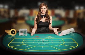 Player viewing live casino table game results on smartphone